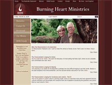Tablet Screenshot of burningheartministries.com